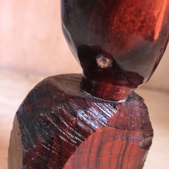 Vintage hand carved Ironwood owl, 2 piece chili/spices crusher rare unique - Picture 4 of 16